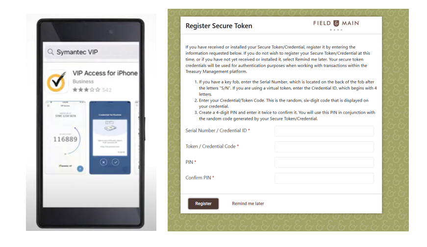 Security Token Screenshot