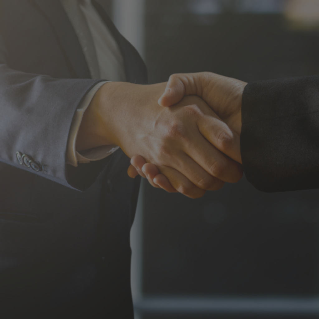 Businessmen shaking hands